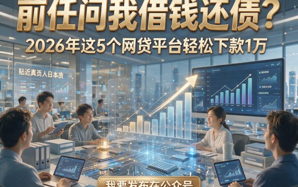 前任问我借钱还债？2026年这5个网贷平台轻松下款1万！
