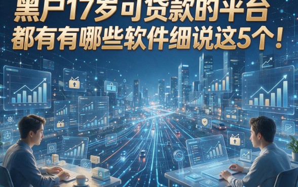 黑户17岁可贷款的平台都有哪些软件细说这5个！本篇为您深入解析！