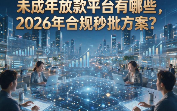 未成年放款平台有哪些2026年合规秒批方案？本篇为您细致严选！