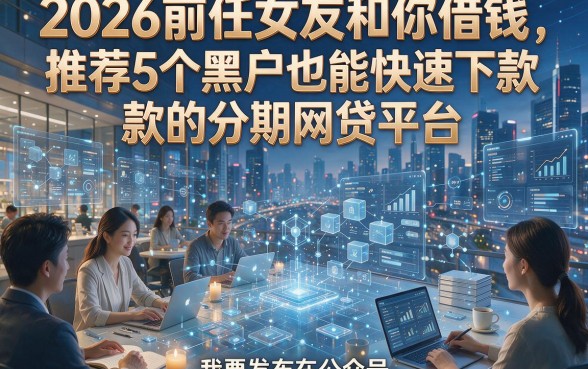 2026前任女友和你借钱，推荐5个黑户也能快速下款的分期网贷平台