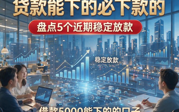 贷款能下的必下款的，盘点5个近期稳定放款、借款5000能下的的口子