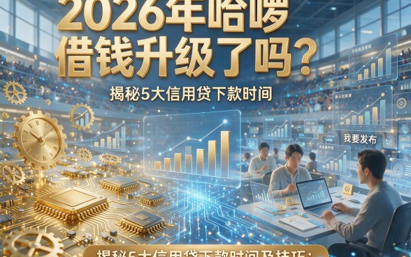 2026年哈啰借钱升级了吗？揭秘5大信用贷下款时间及技巧