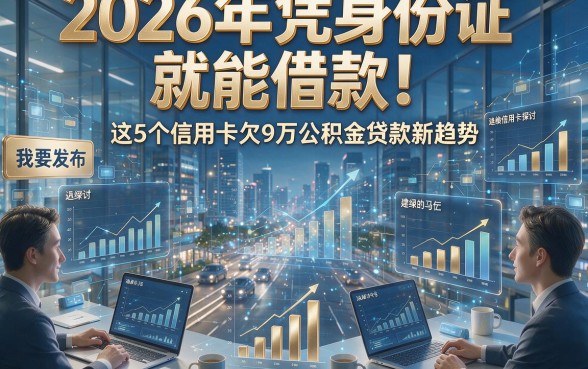 2026年凭身份证就能借款！探讨这5个信用卡欠9万公积金贷款新趋势