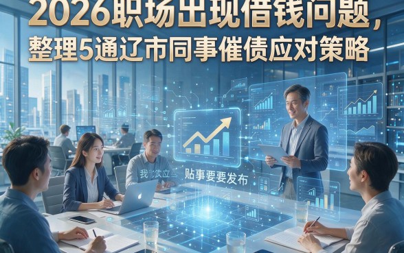 2026职场出现借钱问题，整理5个通辽市同事催债应对策略