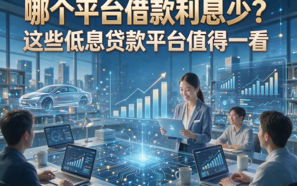 哪个平台借款利息少？这些低息贷款平台值得一看！