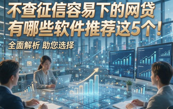 不查征信容易下的网贷有哪些软件推荐这5个！全面解析助您选择！
