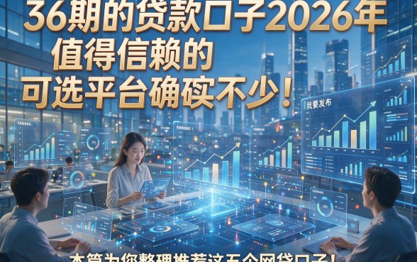 36期的贷款口子2026年值得信赖的可选平台确实不少！本篇为您整理推荐这五个网贷口子！