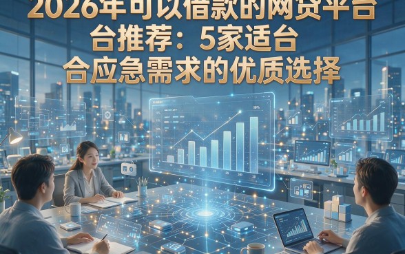 2026年可以借款的网贷平台推荐：5家适合应急需求的优质选择