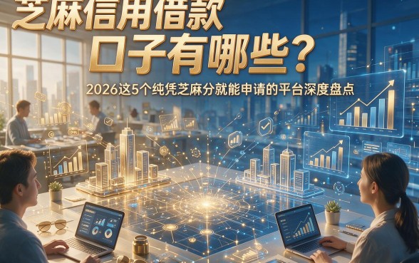 芝麻信用借款口子有哪些？2026这5个纯凭芝麻分就能申请的平台深度盘点！