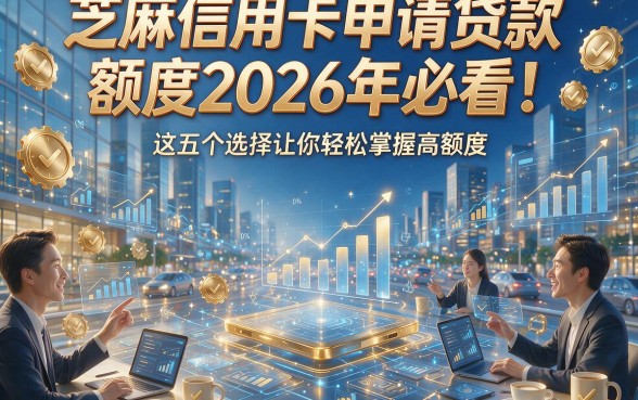 芝麻信用卡申请贷款额度2026年必看！这五个选择让你轻松掌握高额度！