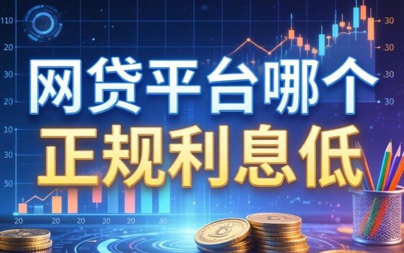 网贷平台哪个正规利息低