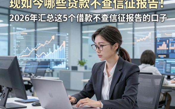 现如今哪些贷款不查信征报告！2026年汇总这5个借款不查信征报告的口子