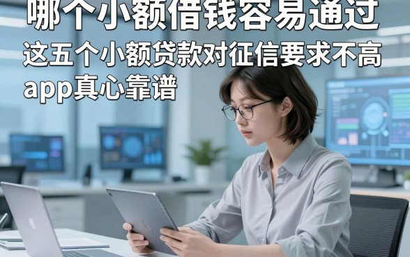 哪个小额借钱容易通过，这五个小额贷款对征信要求不高app真心靠谱
