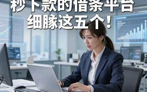 秒下款的借条平台细瞅这五个​！本篇为您详细解说！