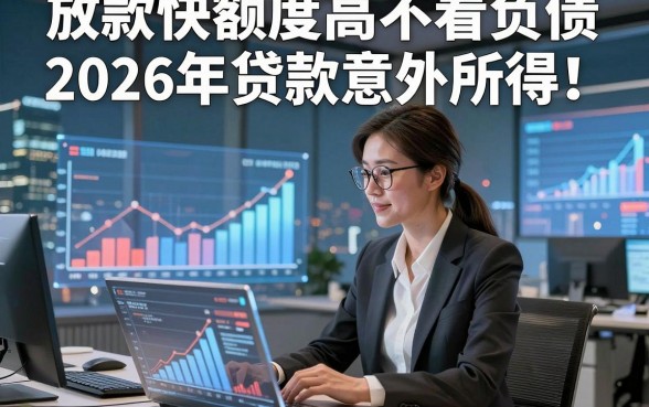 放款快额度高不看负债2026年贷款意外所得！本文归档这5个3个月的网贷口子2026