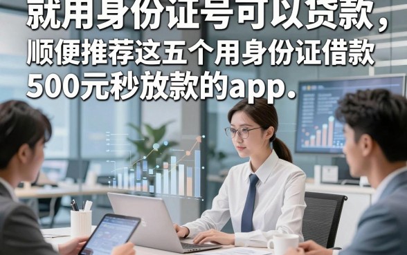 就用身份证号可以贷款，顺便推荐这五个用身份证借款500元秒放款的app