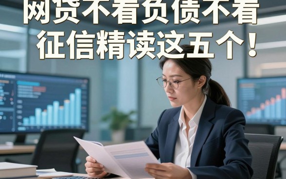 网贷不看负债不看征信精读这五个！本文为您精心分析！