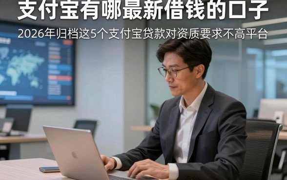 支付宝有哪最新借钱的口子，2026年归档这5个支付宝贷款对资质要求不高平台