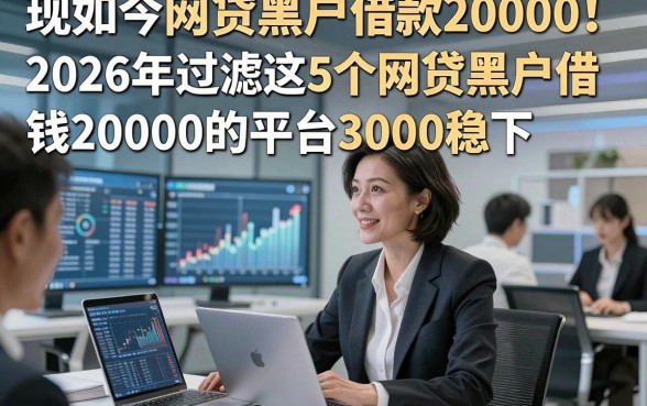现如今网贷黑户借款20000！2026年过滤这5个网贷黑户借钱20000的平台3000稳下