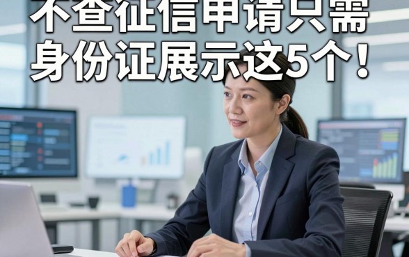 不查征信申请只需身份证展示​这5个！本文为您深入探索！