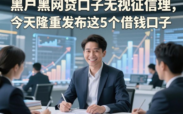 黑户黑网贷口子无视征信理，今天隆重发布这5个借钱口子！