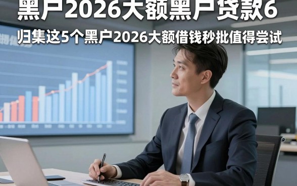 黑户2026大额黑户贷款6，归集这5个黑户2026大额借钱秒批的app确实值得尝试