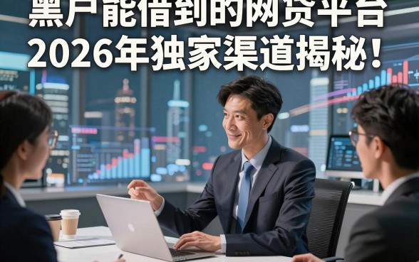 黑户能借到的网贷平台2026年独家渠道揭秘！本文为您详细亲测！