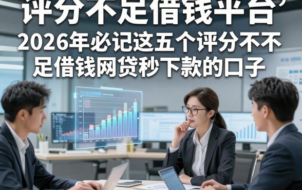 评分不足借钱平台，2026年必记这五个评分不足借钱网贷秒下款的口子