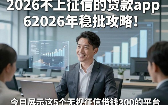 2026不上征信的贷款app62026年稳批攻略！今日展示这5个无视征信借钱3000的平台
