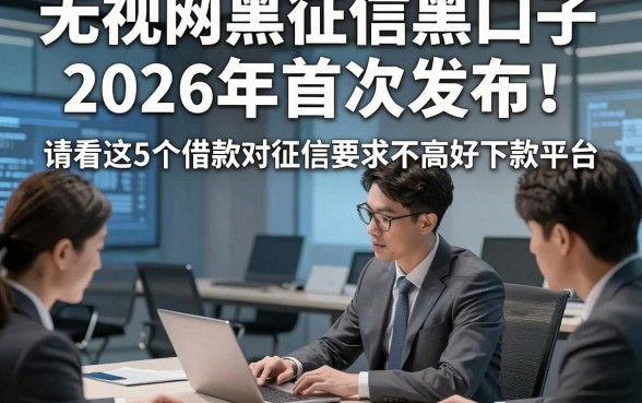 无视网黑征信黑口子2026年首次发布！请看这5个借款对征信要求不高好下款平台