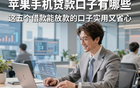 苹果手机贷款口子有哪些，这五个借款能放款的口子实用又省心