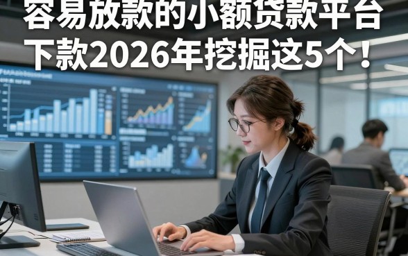 容易放款的小额贷款平台下款2026年挖掘这5个！本文为您精心推荐！