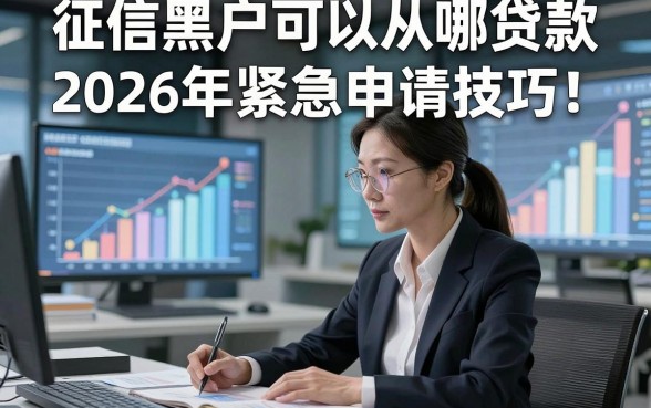 征信黑户可以从哪贷款2026年紧急申请技巧！本文为您深入品评！