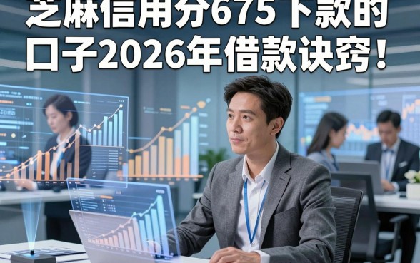 芝麻信用分675下款的口子2026年借款诀窍！归纳​这5个借款675分的平台