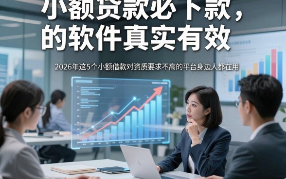 小额贷款必下款的软件真实有效，2026年这5个小额借款对资质要求不高的平台身边人都在用