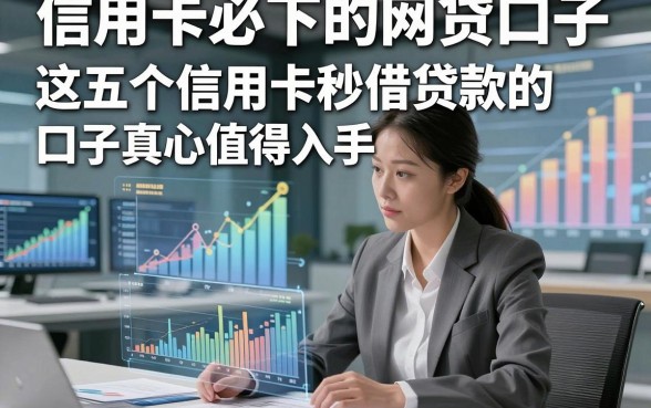 信用卡必下的网贷口子，这五个信用卡秒借贷款的口子真心值得入手