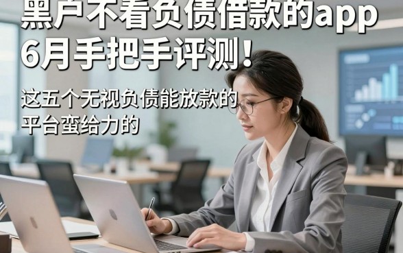 黑户不看负债借款的app6月手把手评测！这五个无视负债能放款的平台蛮给力的