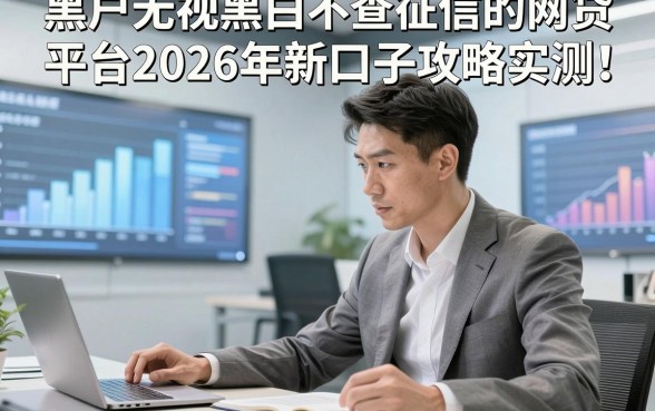黑户无视黑白不查征信的网贷平台2026年新口子攻略实测！本篇为您详细拆解！