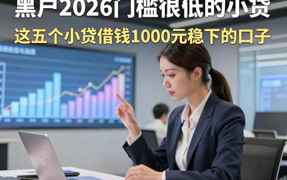 黑户2026门槛很低的小贷，本文分析这五个小贷借钱1000元稳下的口子