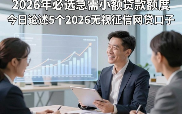 2026年必选急需小额贷款额度，今日论述5个2026无视征信网贷口子