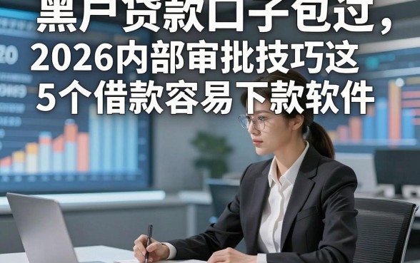 黑户贷款口子包过，2026内部审批技巧这5个借款容易下款软件