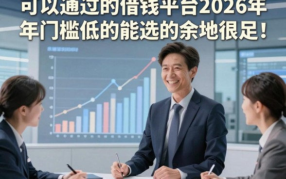 可以通过的借钱平台2026年门槛低的能选的余地很足！，今天为您隆重归结​这五个网贷平台！