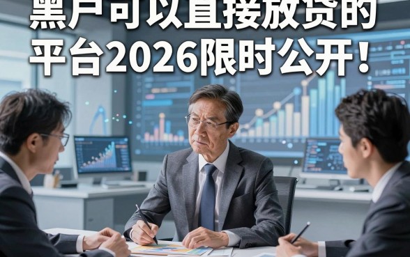 黑户可以直接放贷的平台2026限时公开！为您总结5家适配应急用钱用户的靠谱平台