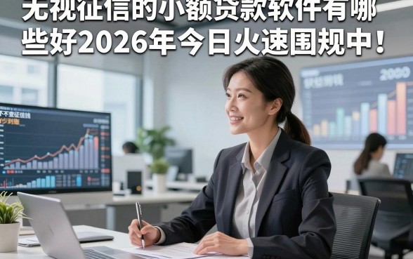 无视征信的小额贷款软件有哪些好2026年今日火速围观中！诠释这5个不查征信的借钱2000秒到账的口子