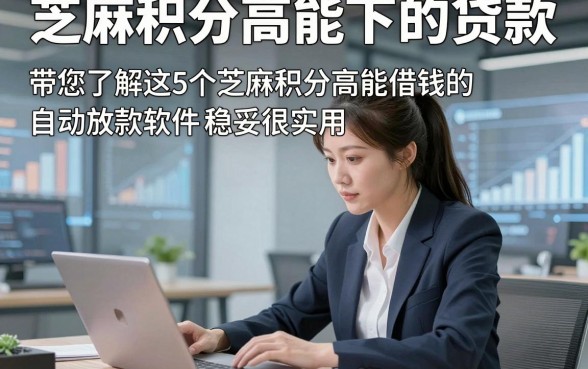 芝麻积分高能下的贷款，带您了解这5个芝麻积分高能借钱的自动放款软件稳妥很实用