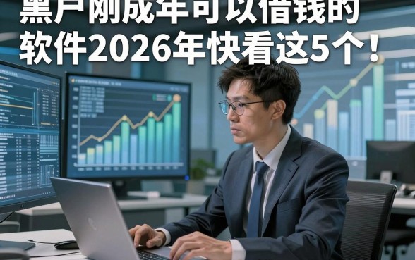 黑户刚成年可以借钱的软件2026年快看这5个！本文为您细致研讨！