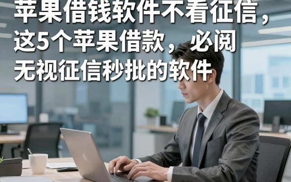 苹果借钱软件不看征信，必阅​这5个苹果借款无视征信秒批的软件