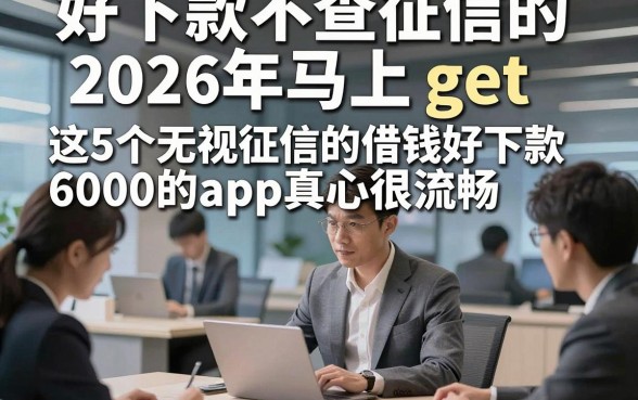 好下款不查征信的2026年马上 get，这5个无视征信的借钱好下款6000的app真心很流畅