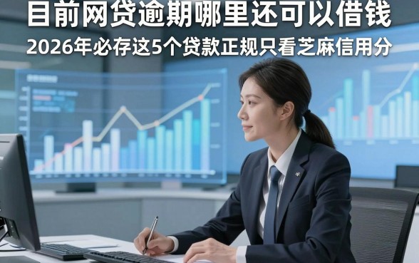 目前网贷逾期哪里还可以借钱，2026年必存这5个贷款正规只看芝麻信用分