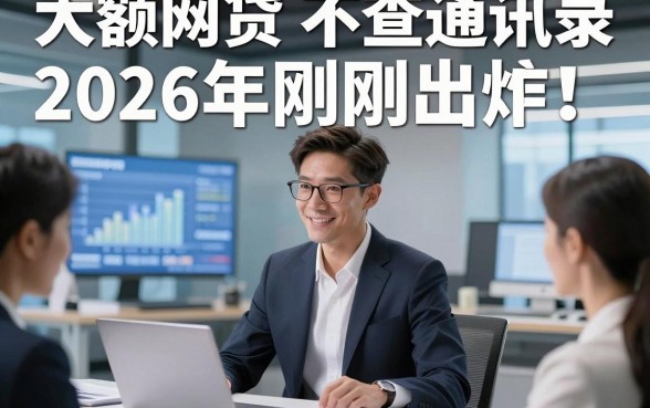 大额网贷 不查通讯录2026年刚刚出炉！同时整理这5个大额借款对通讯录要求不高app